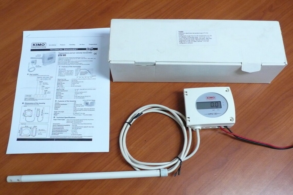 Kimo CTV100-VOD300 Temperature & Air velocity transmitter