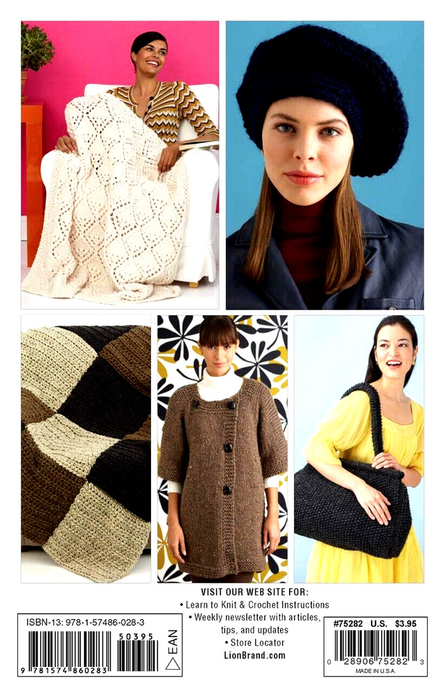 Easy & Quick ~ 4 Knit & 2 Crochet Designs