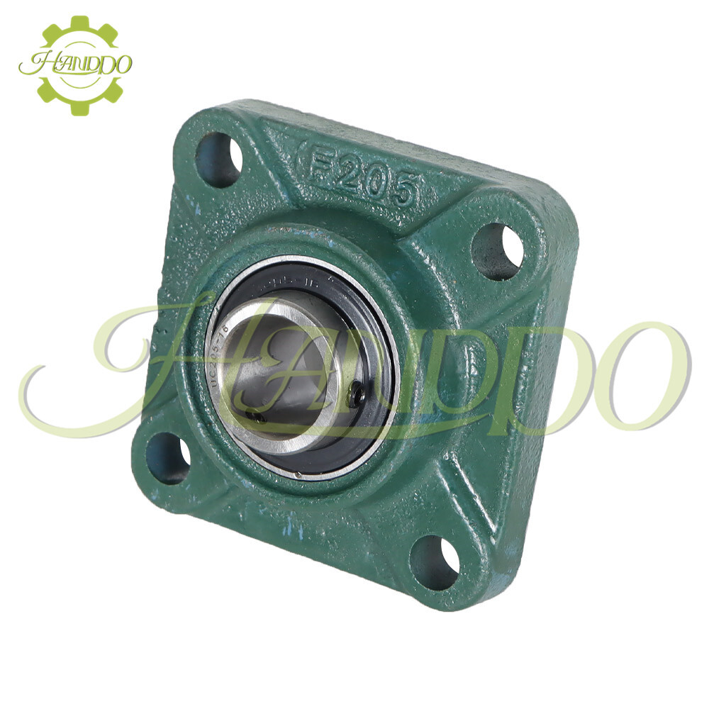 UCF205-16 Solid Base Pillow Block Flange Mounted Bearing 1" Bore 4 Bolt 4 Pack