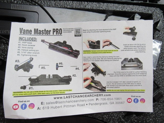 Last Chance Archery Vane Master PRO