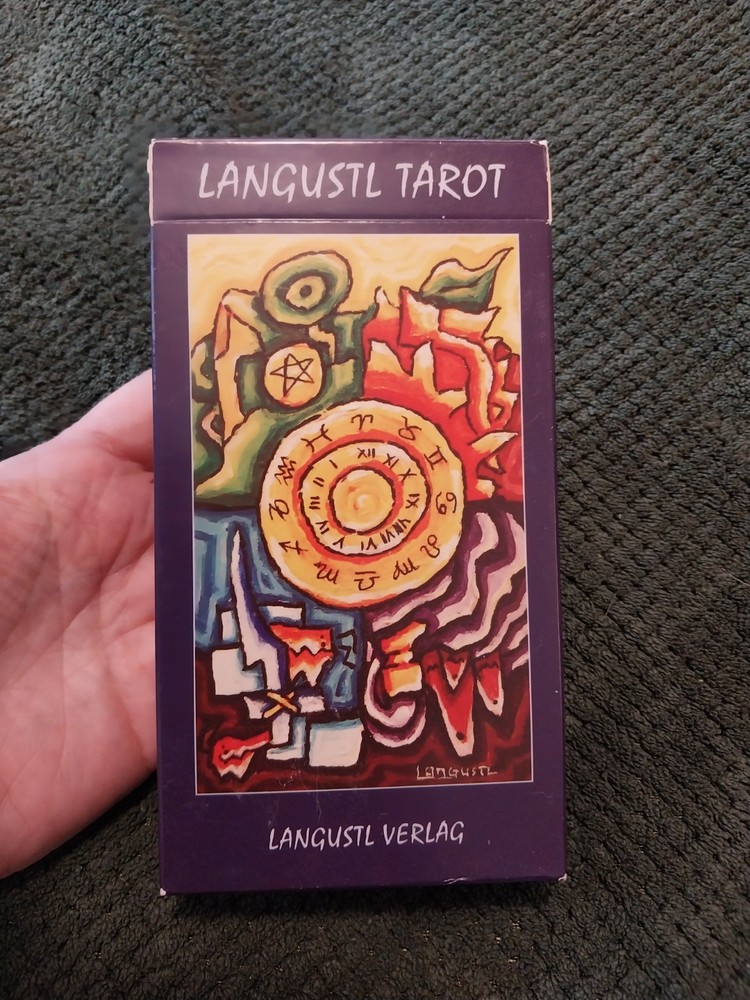LANGUSTL TAROT DECK 2008 WITH CARD SIGNED BY AUTHOR