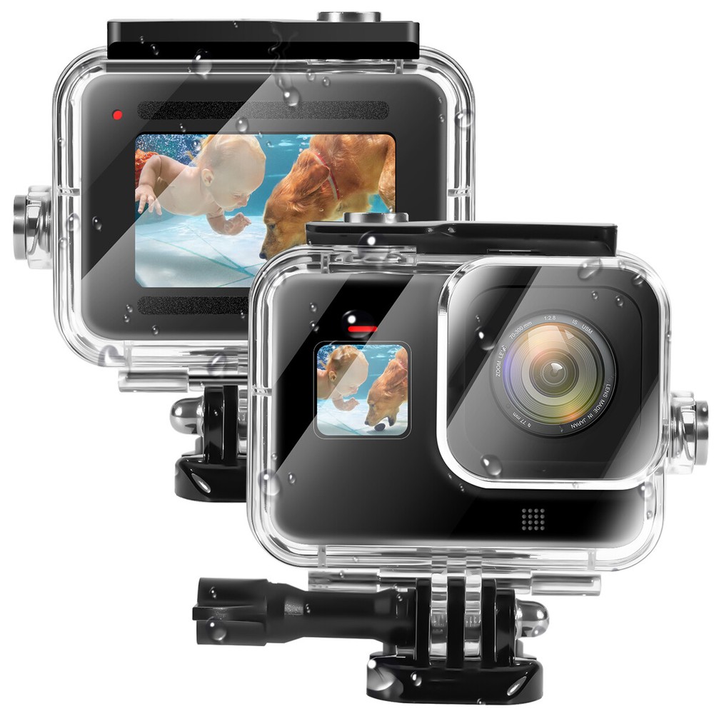 For GoPro HERO8 Black Waterproof Protective Case Underwater Diving Housing Shell