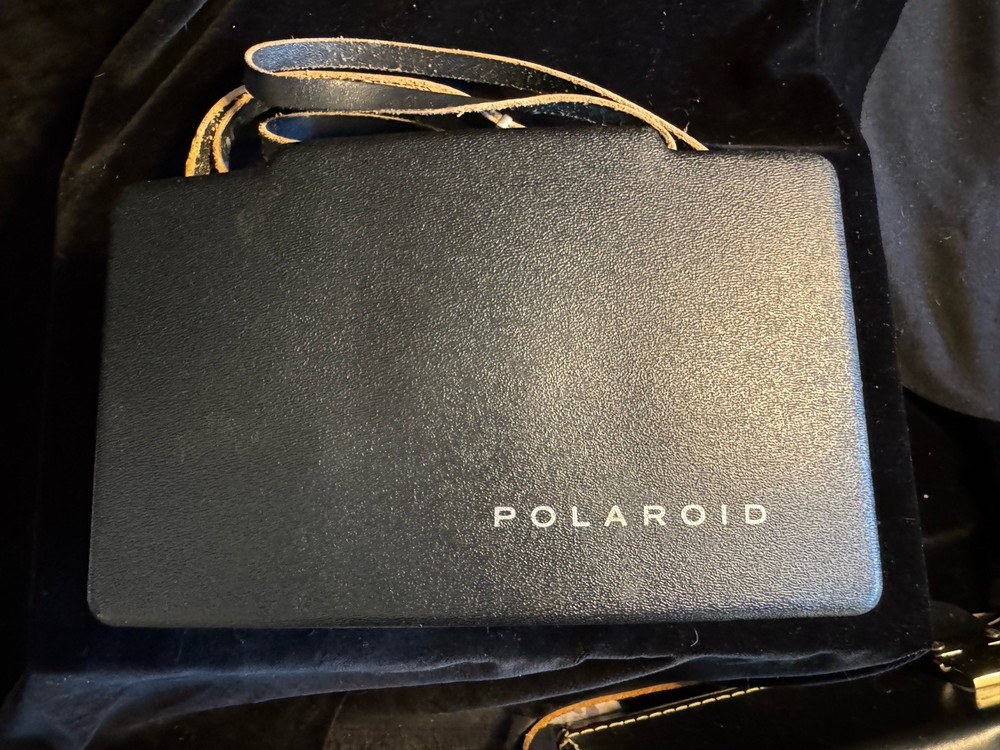 Vintage Polaroid Automatic 100 Land Camera w/ Carry Case & Flash (1966) Untested