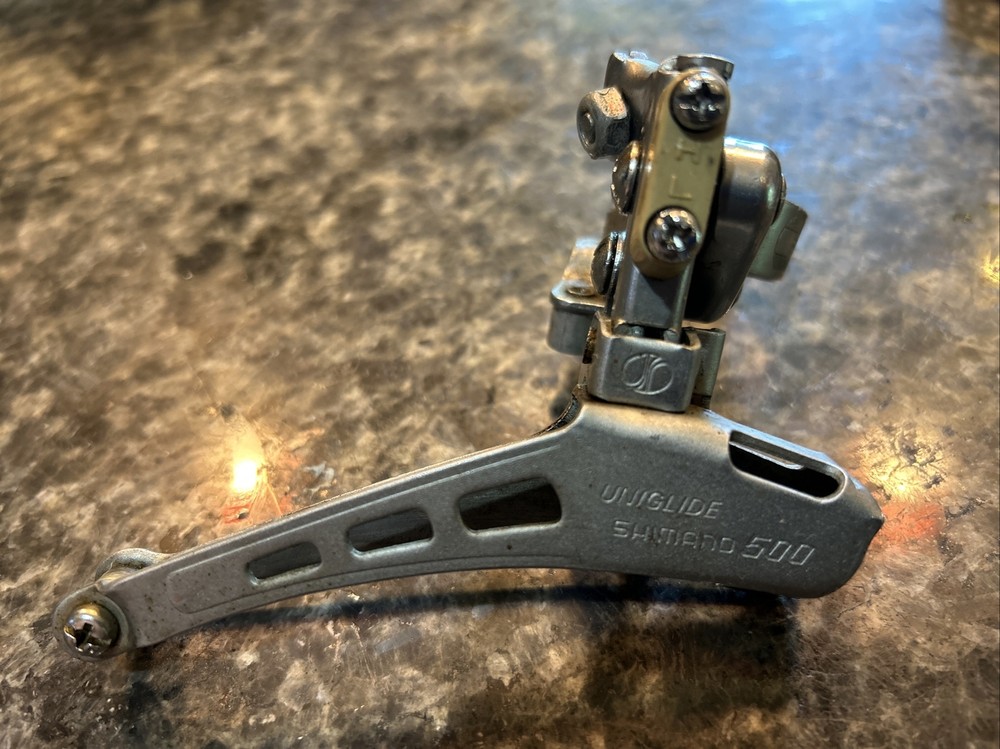 Shimano Uniglide 500 Front Derailleur 28.6 mm Bottom Pull Used
