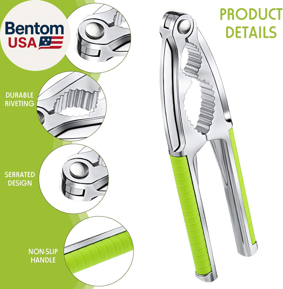 2 Pieces Walnut Cracker Tools Walnut Nutcrackers Metal Nut Shell Openers Nut She