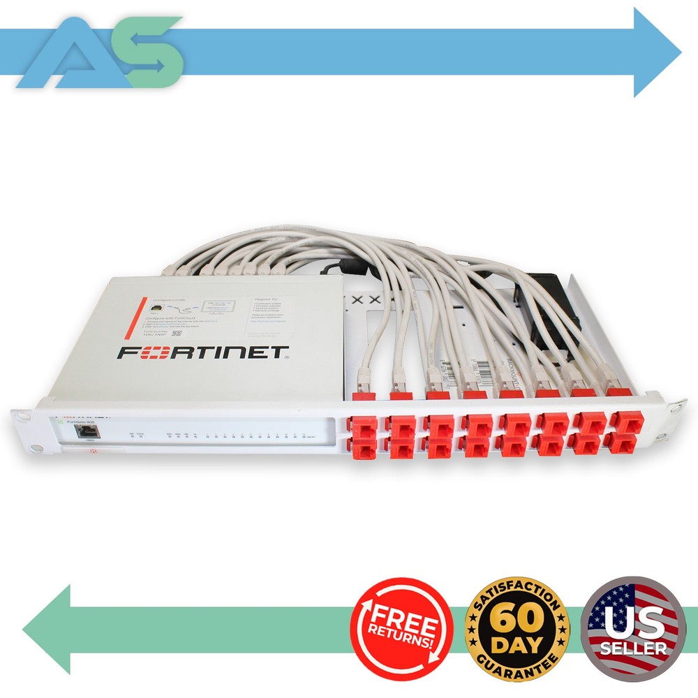 Fortinet Fortigate 80E FG-80E Network Security Firewall w/ Rack Mountable kit