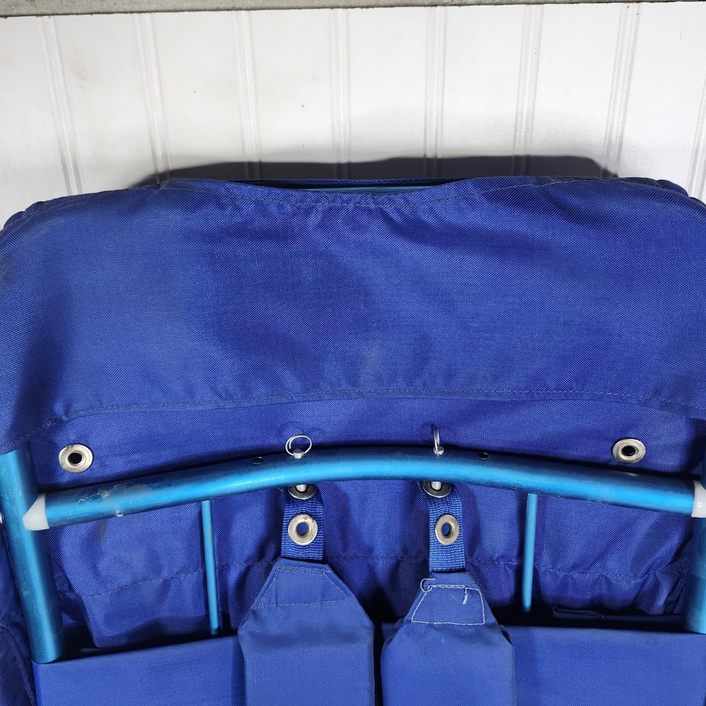 Vintage 1970ish RED, WHITE & BLUE EXTERNAL FRAME BACKPACK