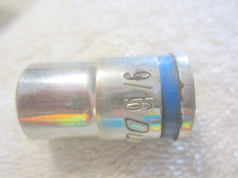 9/16" Duralast 75-803 SAE Socket 1/2'' Drive 6 Point Tool VTG