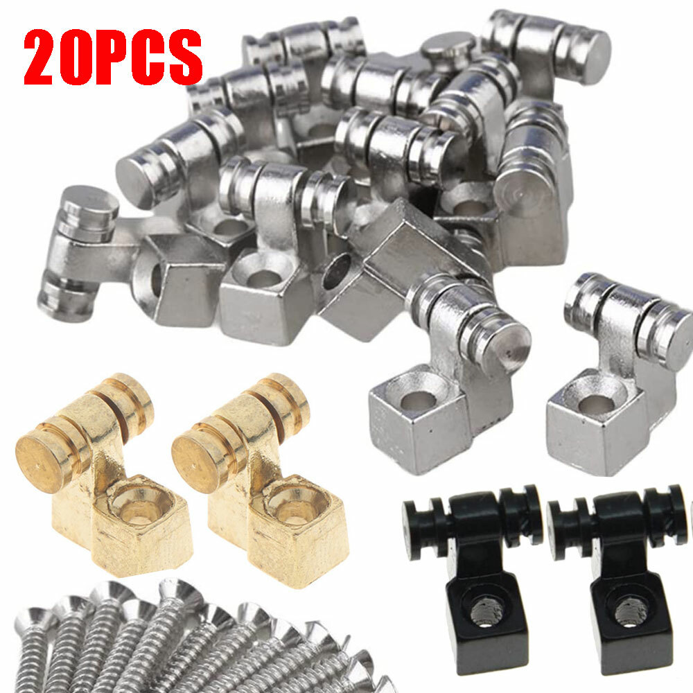 Metal String Retainer Trees Roller Guitar Accessories Black Silver Gold EBS