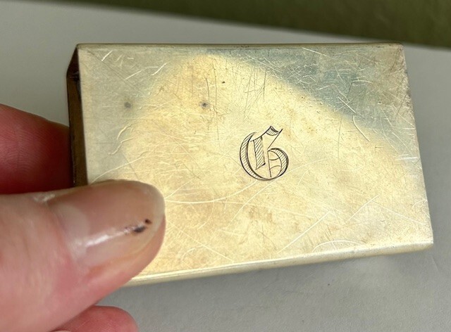 Sterling Silver Authentic Tiffany & Co Matchbox Cover