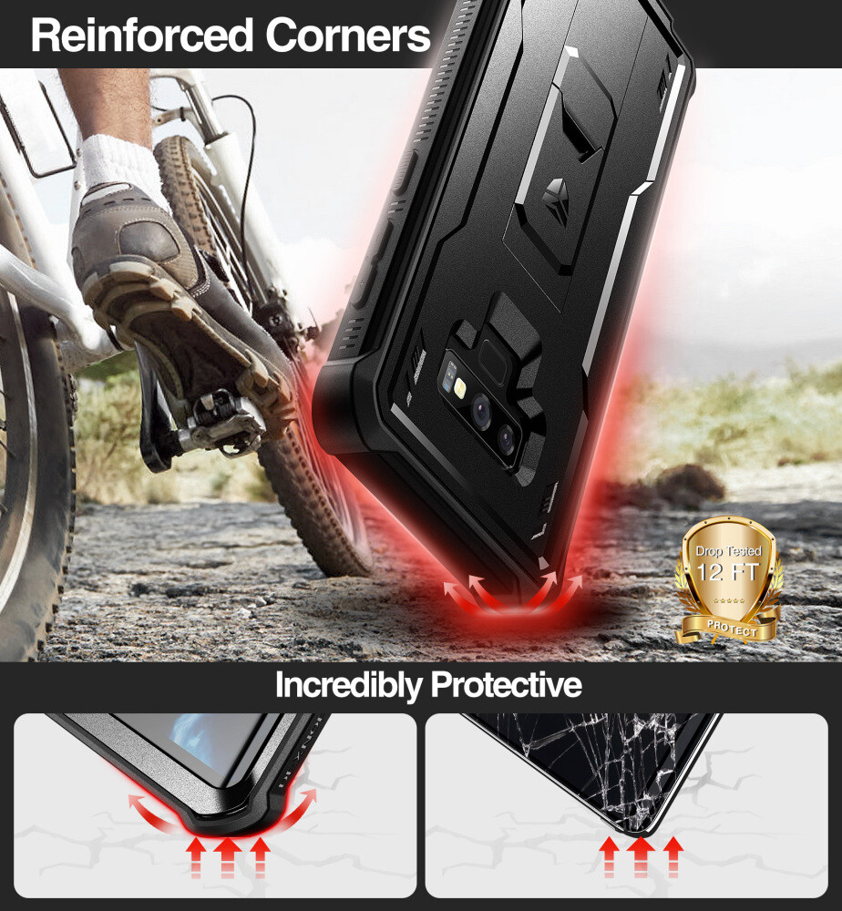 DEXNOR Case for Samsung Galaxy Note 9, Full-Body with Built-in Screen Protector
