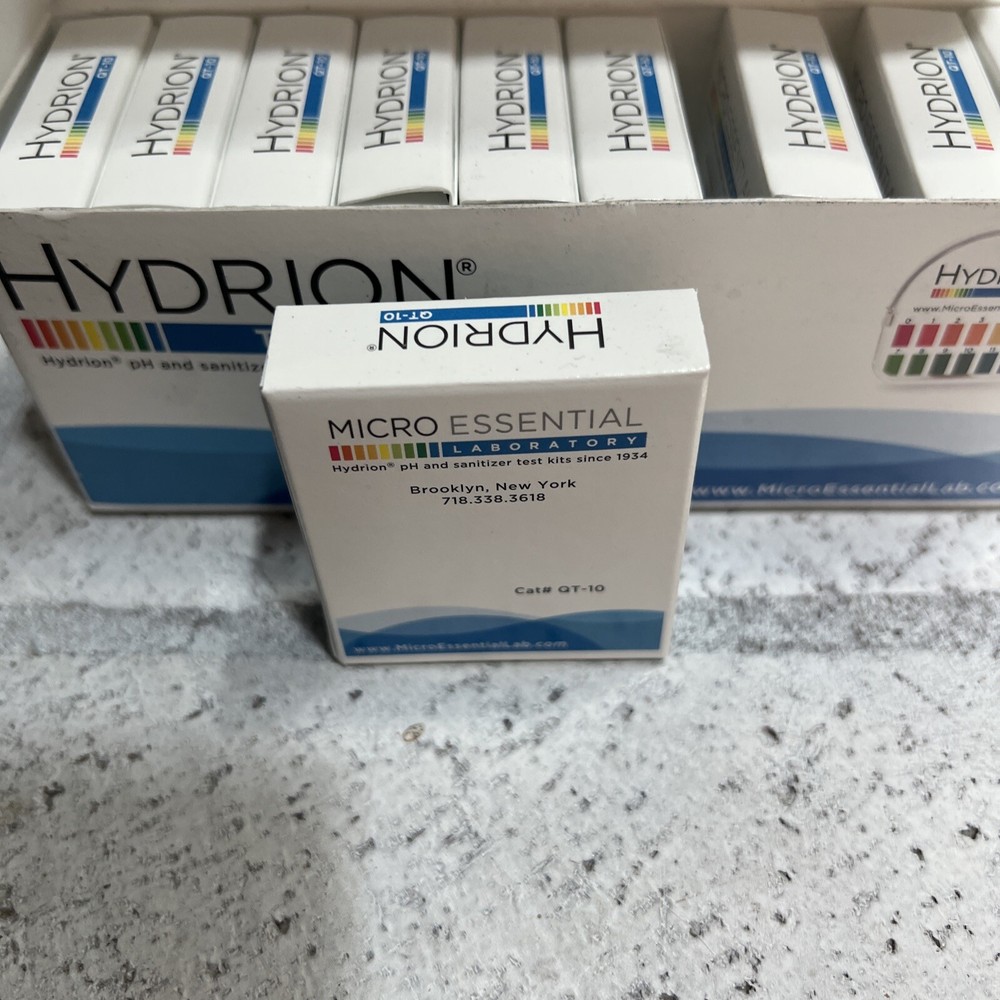 10pk Rolls Hydrion Test Papers exp 02/24