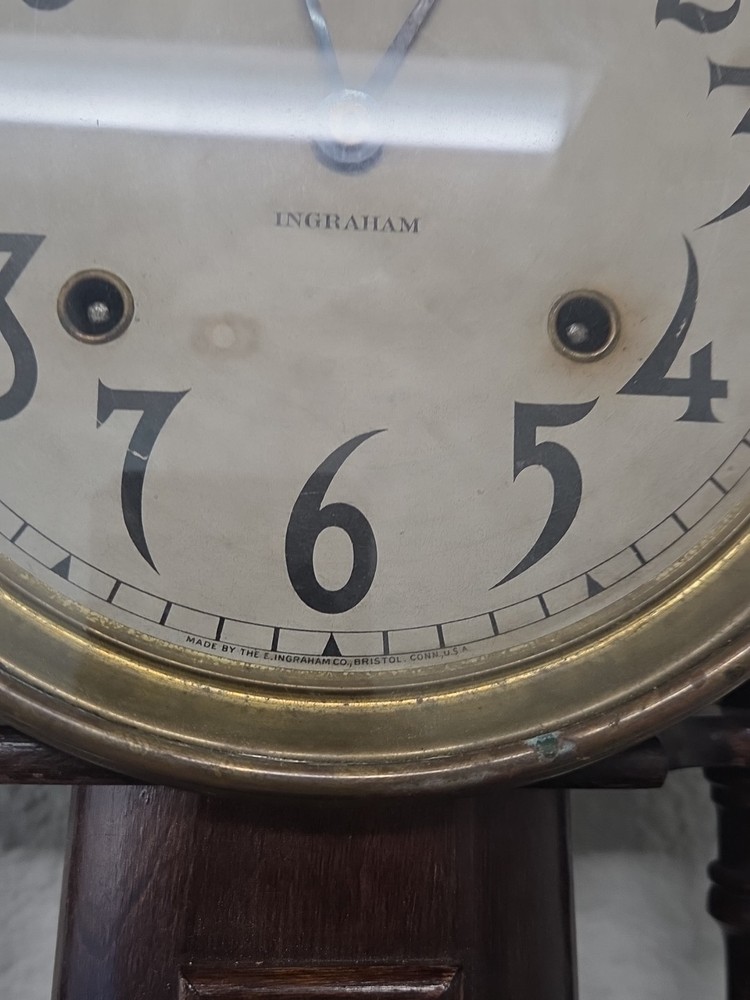 Vijtage Ingraham Banjo Wall Clock 35"