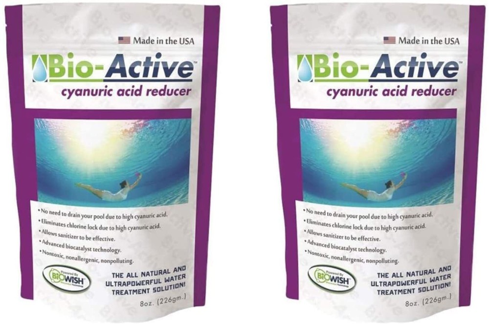 2 Pack - Bio-Active 8oz Cyanuric Acid Reducer