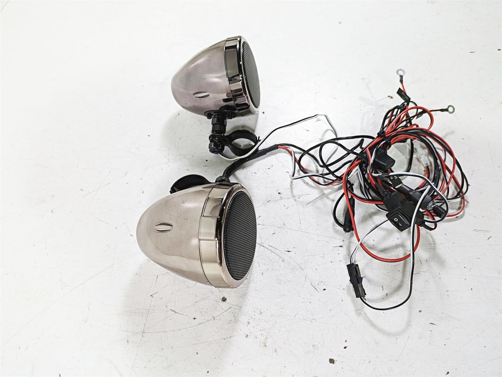 2002 Honda VTX1800 Retro Front Handlebar Speaker Set