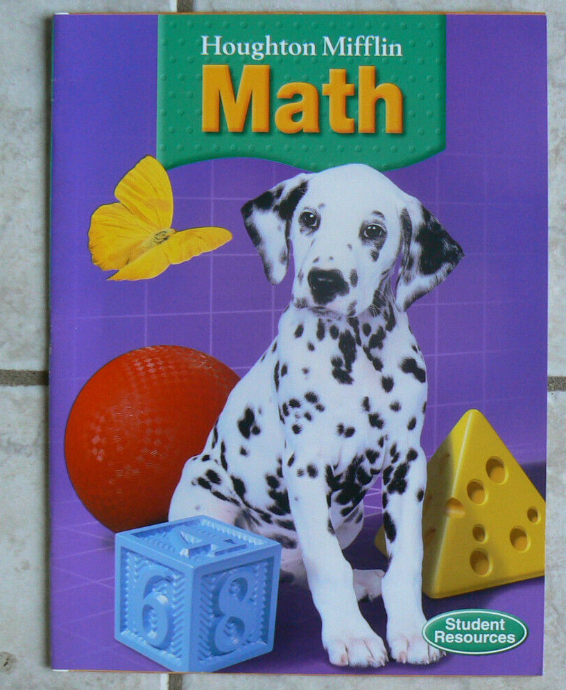 Houghton Mifflin MATH 1/1st Student Resources:Glossary,Workmats,Activity Almanac