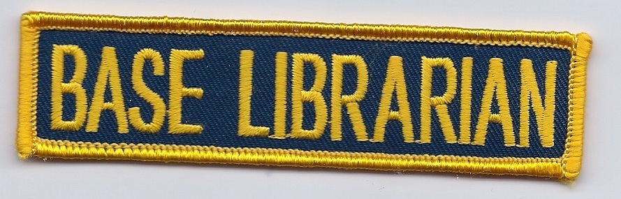 Patch - Tab - Librarian BC Patch Cat No C7002