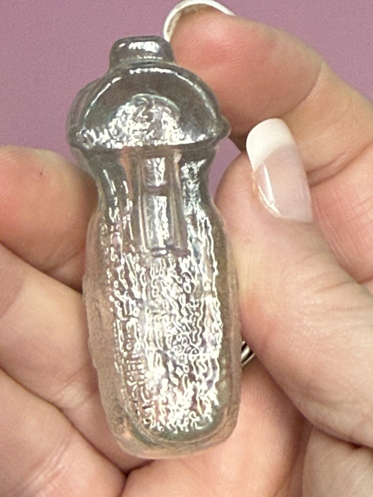 Vintage Clear Glass Pistal Shaped Candy Container