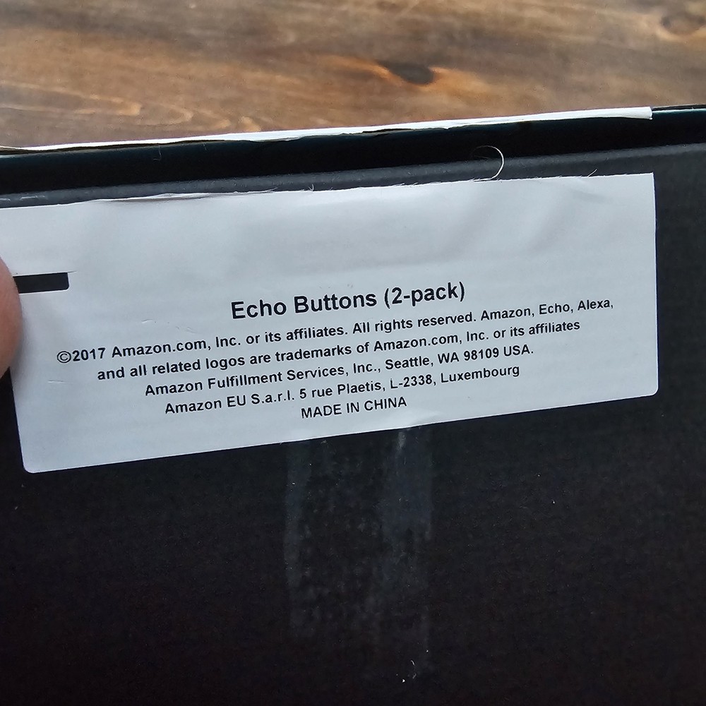 Amazon H5V83Y Echo Button Gaming Game Gadget 2 Pack New Unused