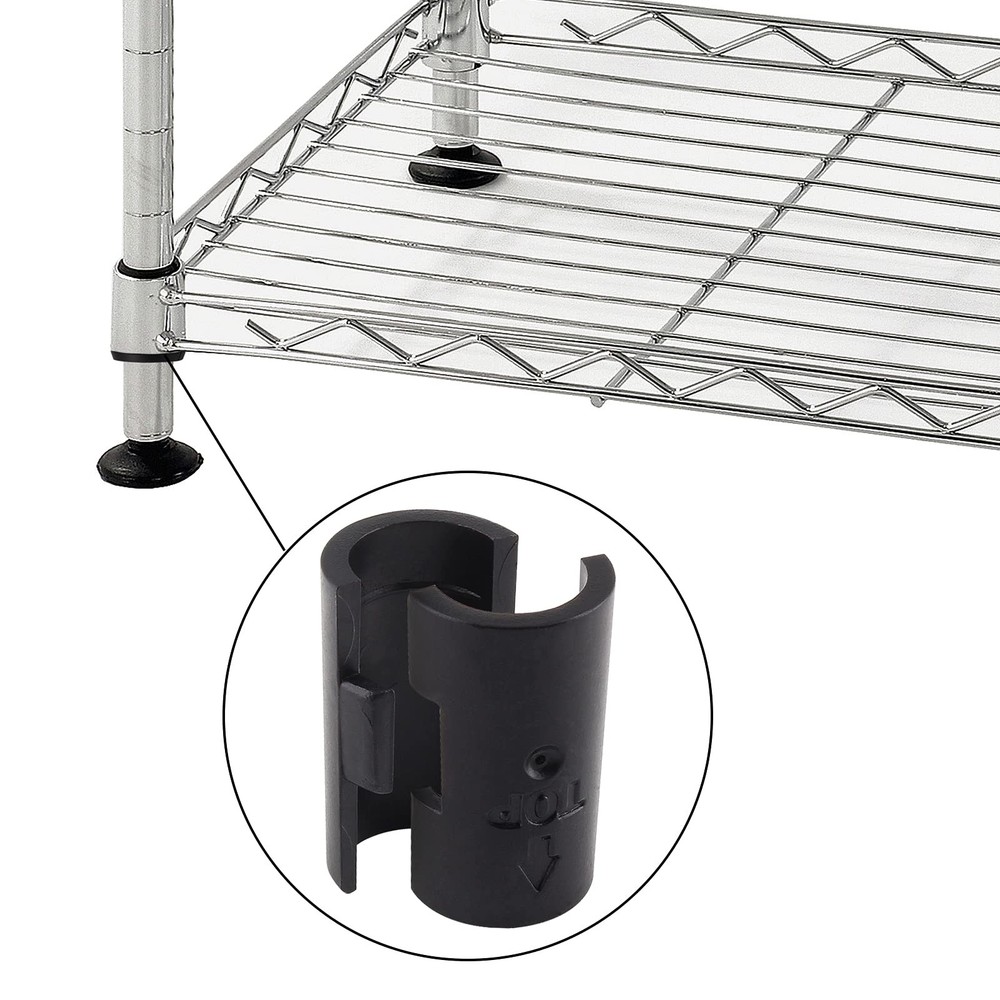 36 Pair72 Piece 3/4 Inch Wire Shelf Lock Clips - Applicable Outer Diameter, S...
