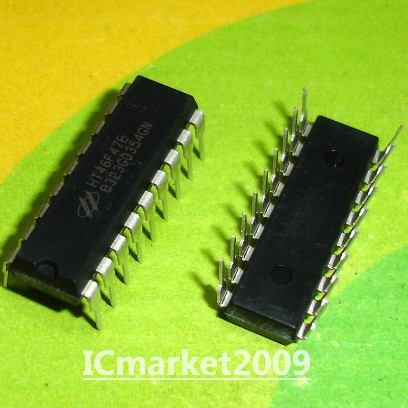 5 PCS HT46F47E DIP-18 HT46F47 Cost-Effective A/D Flash Type 8Bit MCU with EEPROM