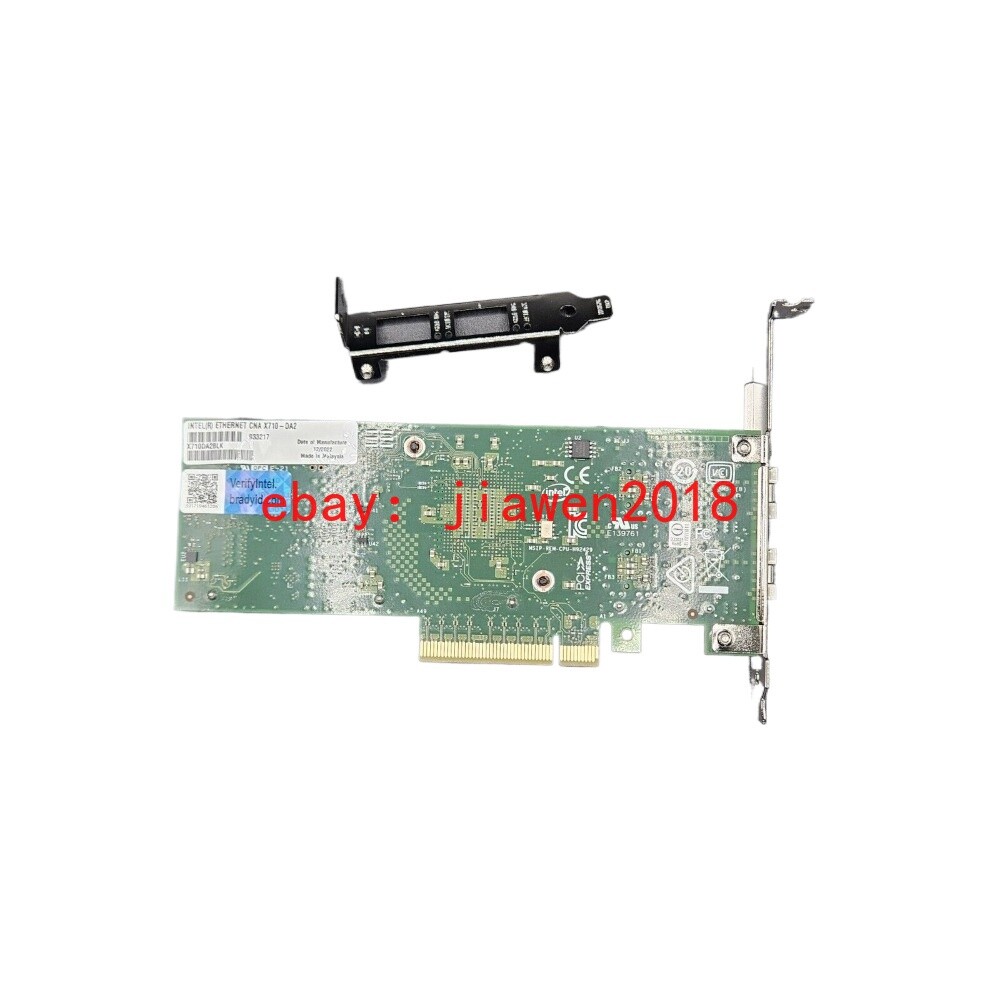 X710-DA2 Genuine INTEL Ethernet Converged Network Adapter X710DA2 Both brackets