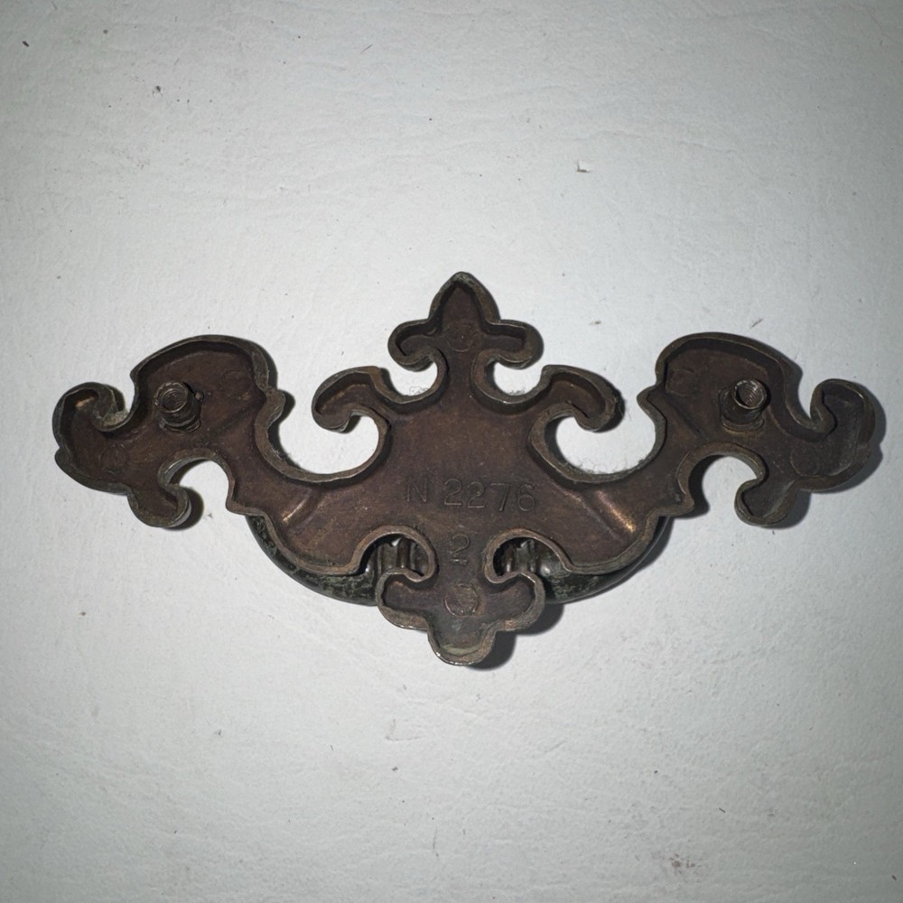 VTG Brass # N2276 Chippendale Drawer Handles pulls.
