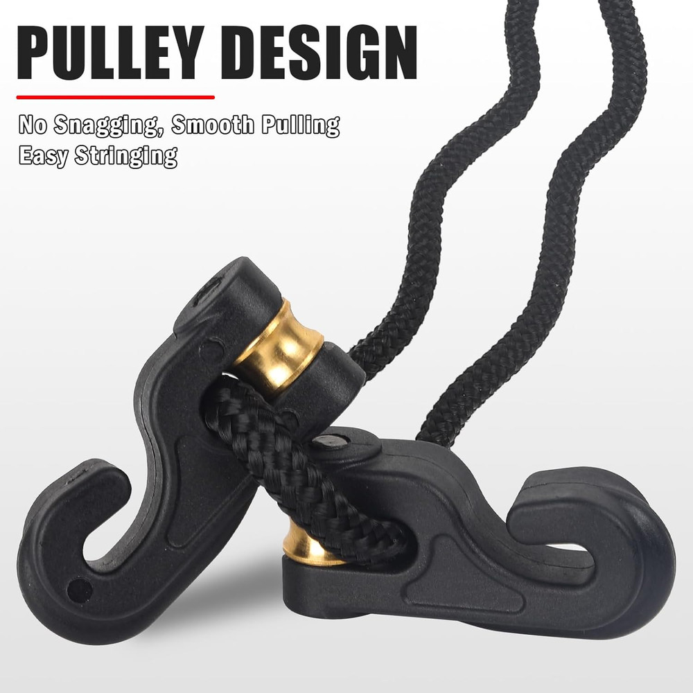 Crossbow Pull Cord, Crossbow Cocking Rope Device Double Handle Crossbow Drawstri
