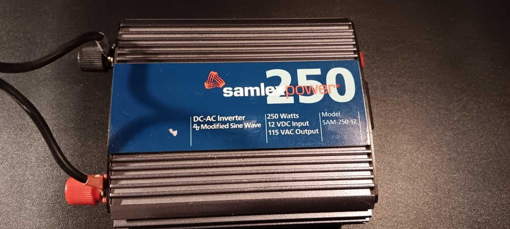 Samlex Power Inverter Dc-Ac 12 Model Sam-250-12
