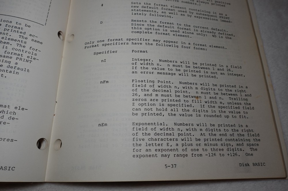 Processor Technology Extended Disk BASIC 1978 Vintage Original User's Manual