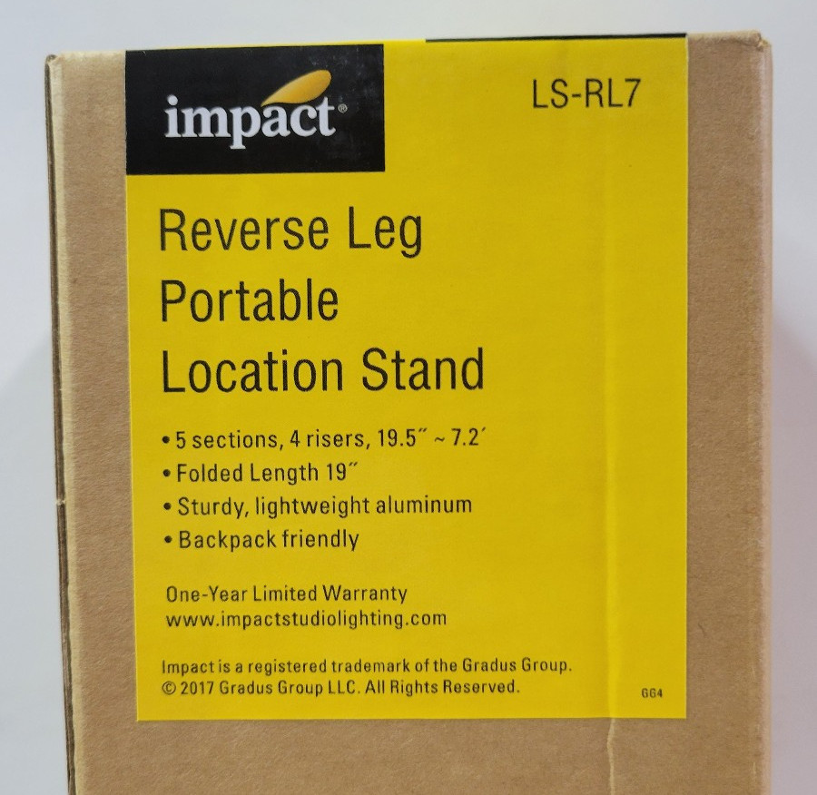Impact LS-RL7 7.2' Reverse Legs Light Stand - New