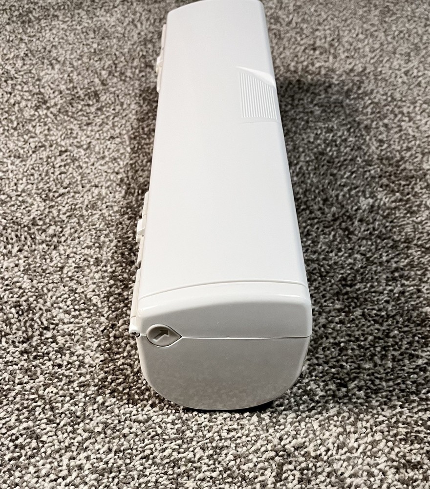 Wrapmaster WM1500 Plastic Wrap Dispenser White Single Roll with Hidden Cutter