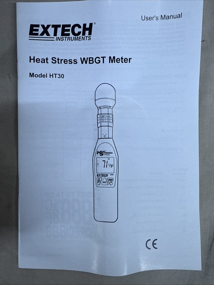 Extech HT30 Heat Stress WBGT Meter