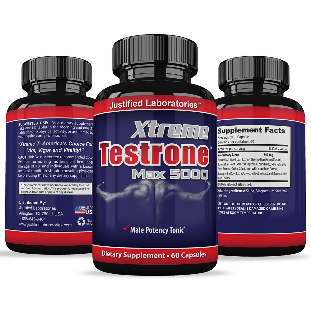Xtreme Testrone 5000 Max 3 Bottles