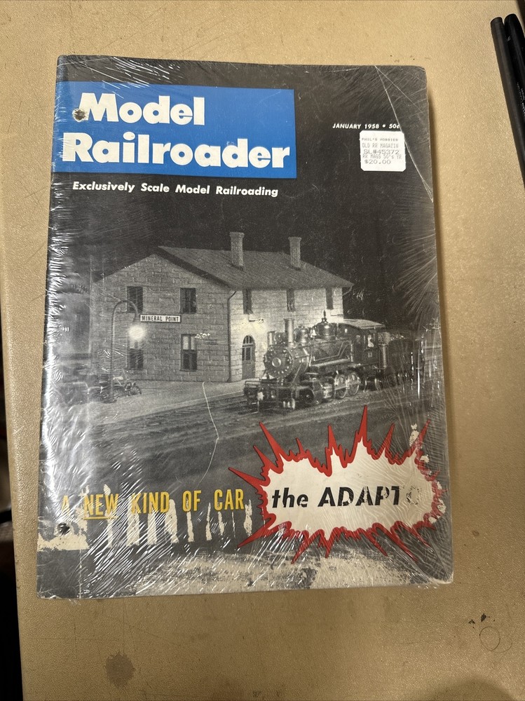 Model Railroader Magazine Complete Year 1958