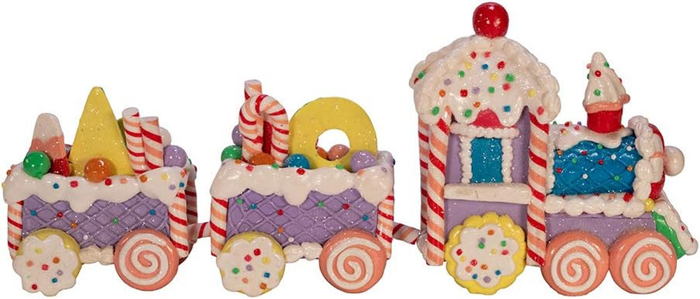 Kurt Adler 14.4-Inch Claydough Train Set