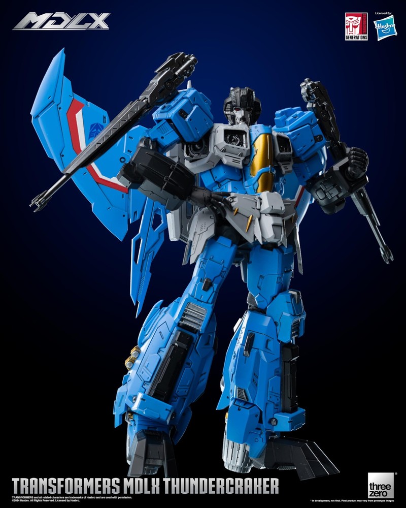 Transformers MDLX Thundercracker Action Figure 7.8 inches, Multicolor