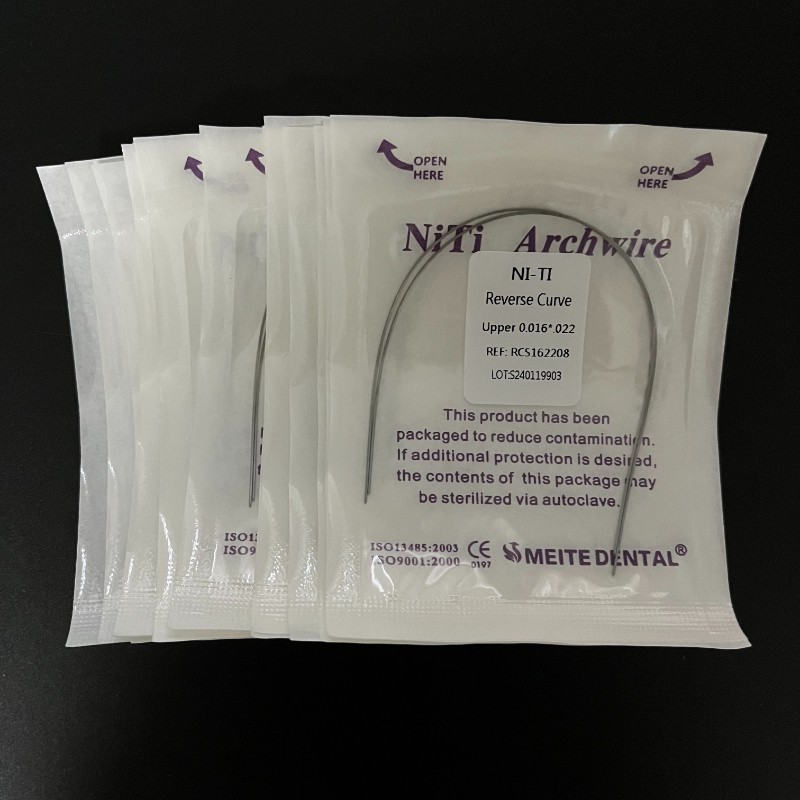 10Pack Dental Orthodontic Super Elastic Reverse Curve NITI Arch Wire Rectangular
