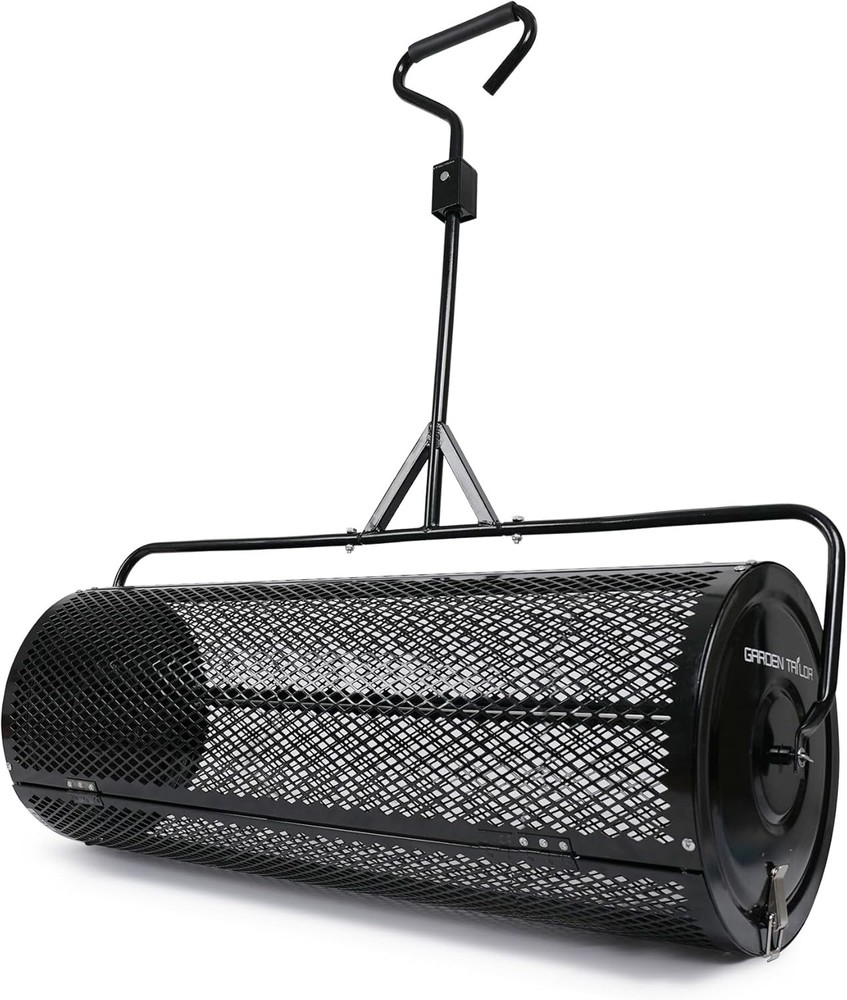 Compost Spreader 44 Inch Towable Peat Moss with Installation...