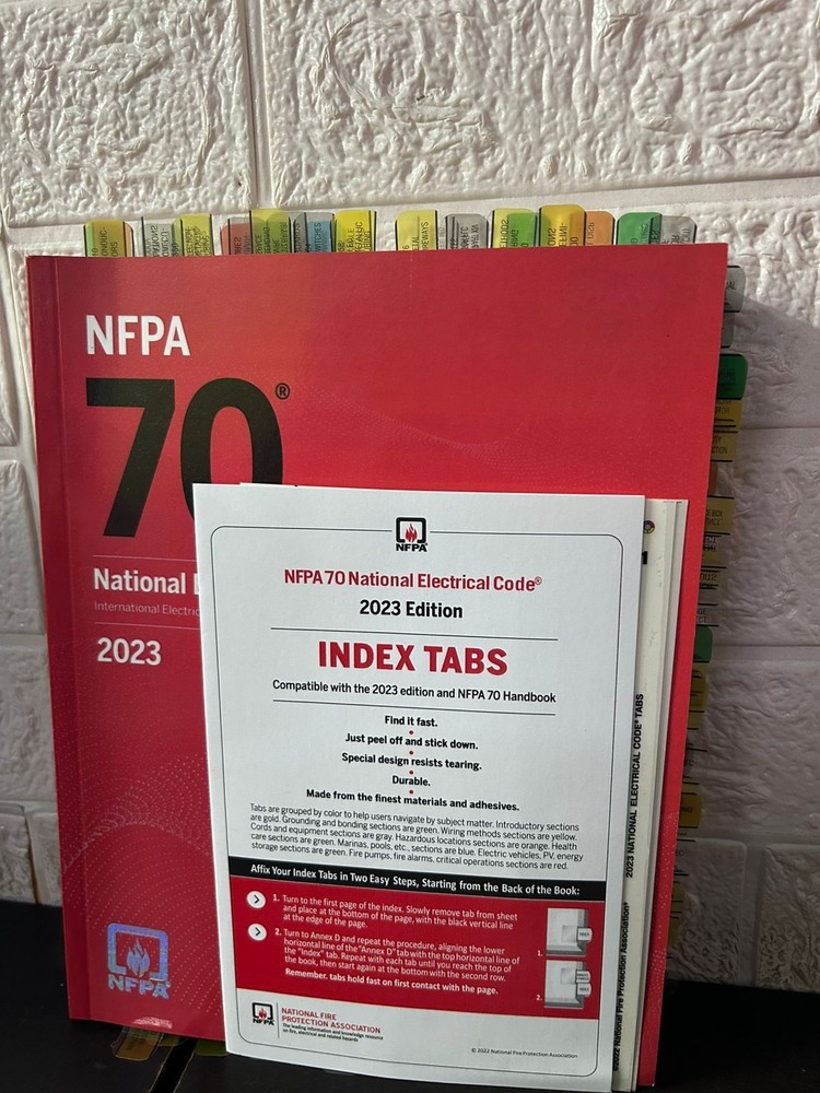 Tabbed  & Highlighted : NFPA 70, National Electrical Code : 2023 Paperback