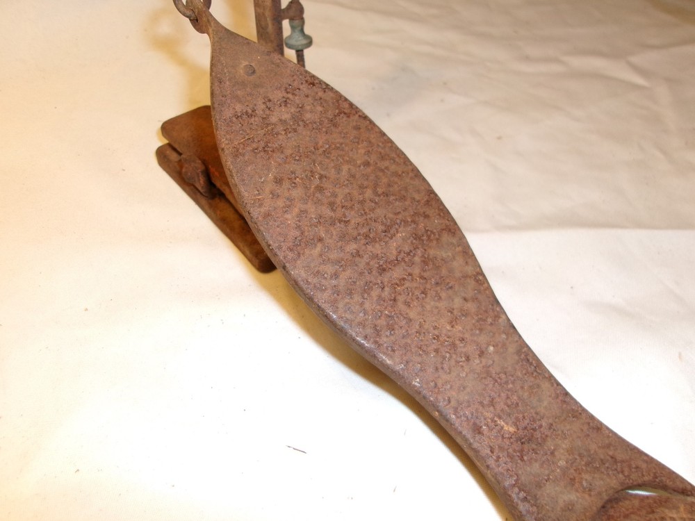 Antique Rusty Iron Foot Pedal Works