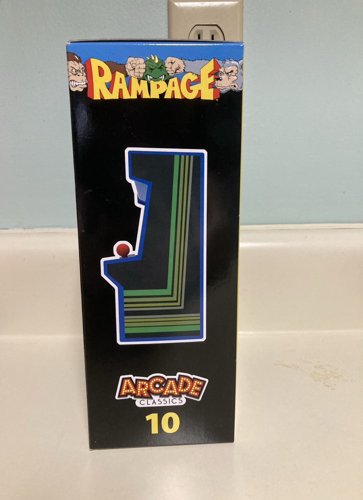 SEALED Rampage Arcade Classics Miniature Game Machine 2018 Basic Fun
