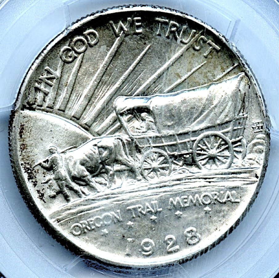1928 Oregon Silver Commemorative, PCGS MS66