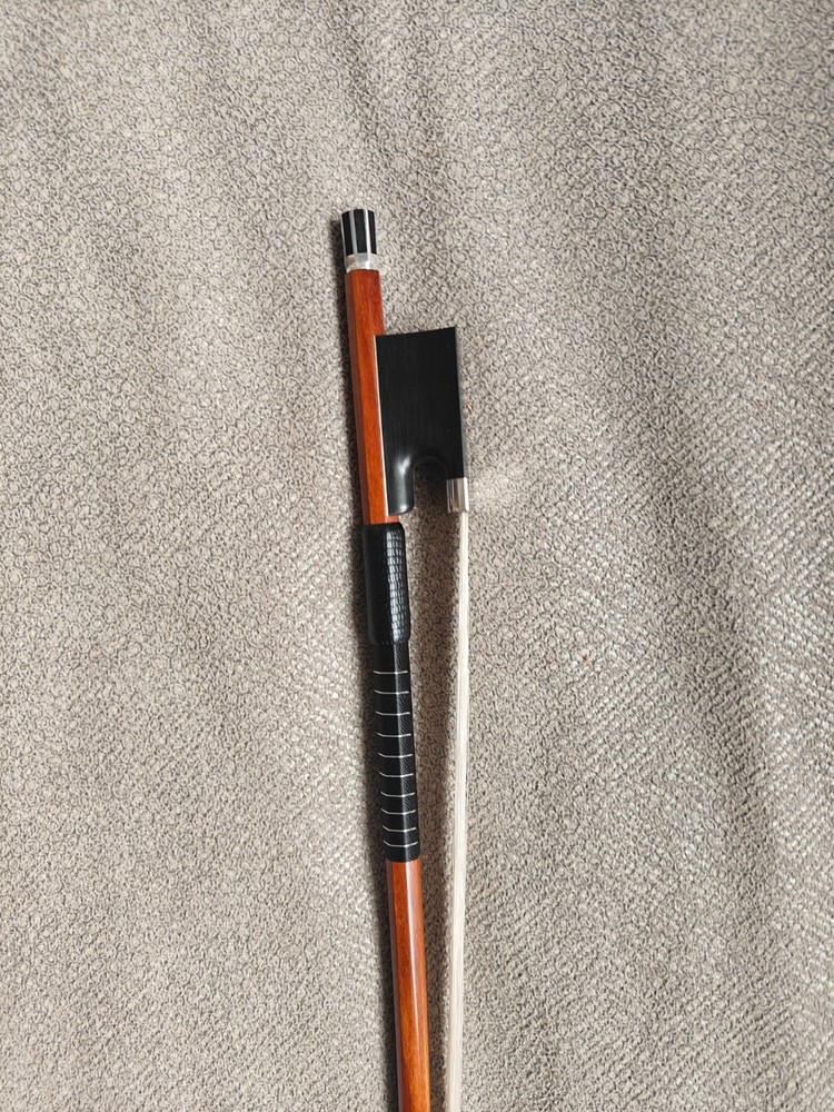 100% Authentic Pernambuco 4/4 Violin bow Silver Mounted Master Violin Bow