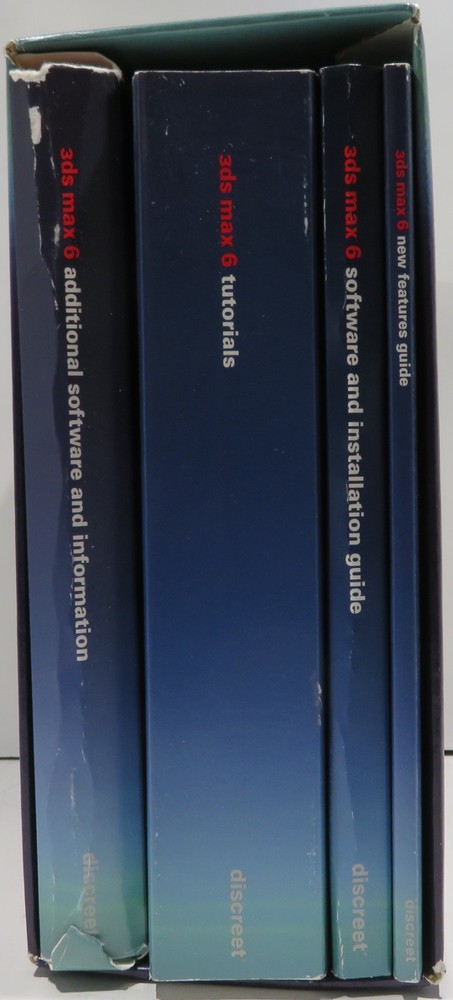 Autodesk 3DS Max 6 Discreet FULL Software & Resources Box 6 COM Upgrade - MAX R4