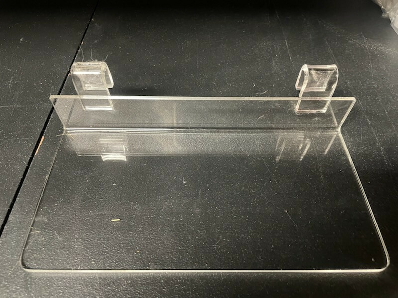 Acrylic Shelfs for Wire Grid Units - 8" x 4"