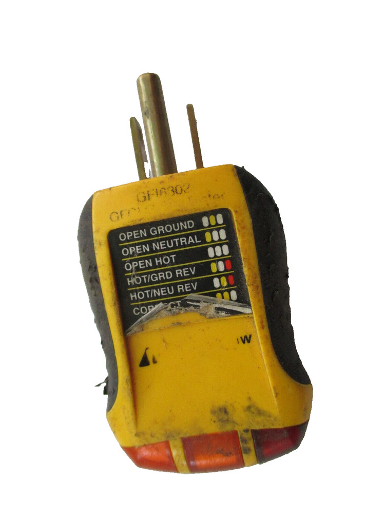 Sperry GFCI Circuit Analyzer Outlet Tester Receptacle Ground GFI6302