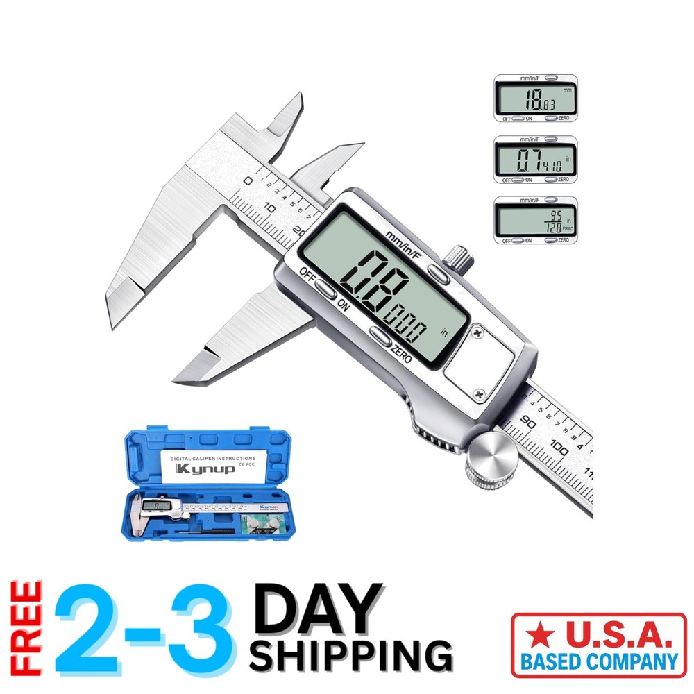 Versatile Caliper Measuring Tool - 6 Inch Digital Caliper with Auto Shutdown