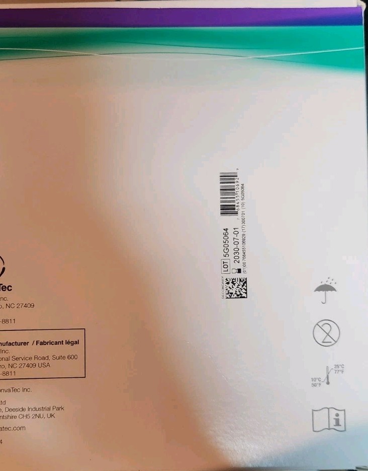 ConvaTec DuoDERM Extra Thin CGF Dressing 6x6 10 Pack Hydrocolloid Dressing