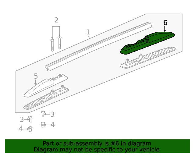Genuine GM Rear Support 20888390
